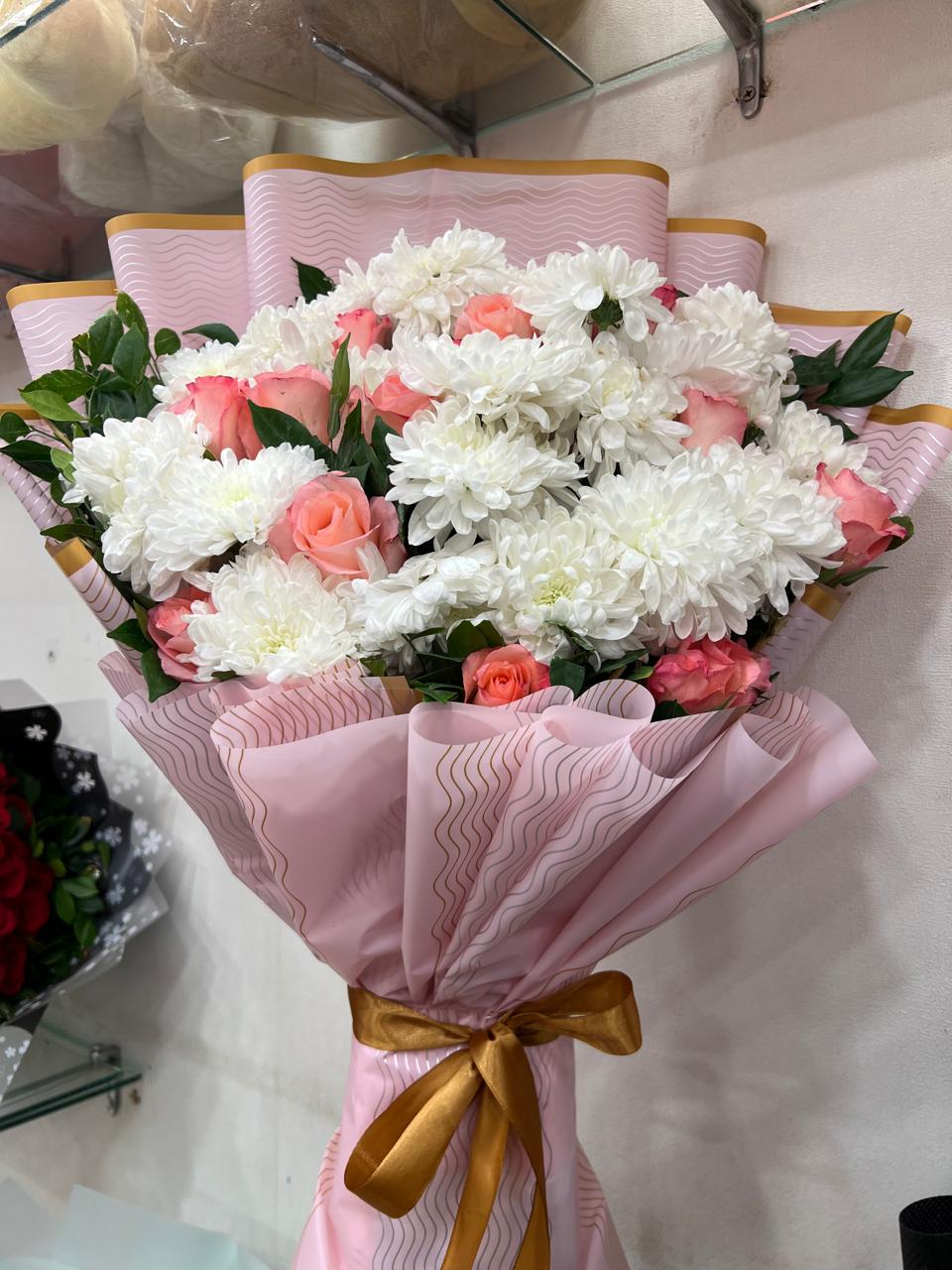 IMG-20251202-WA0023 Ultimate Red Rose & White Gladiolus Statement - Image 1