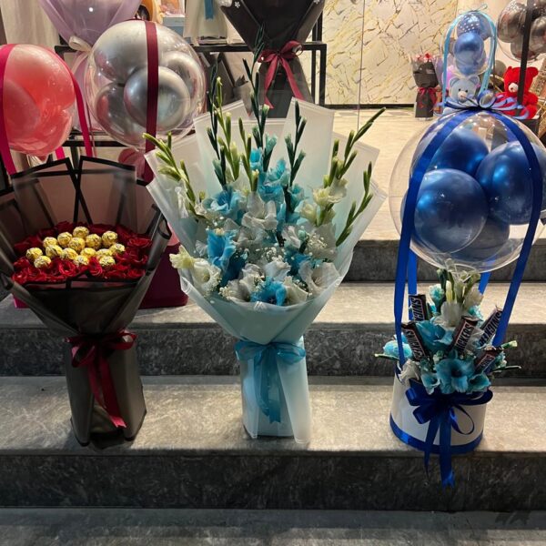 Premium Red Rose & Ferrero Rocher Chocolate Bouquet